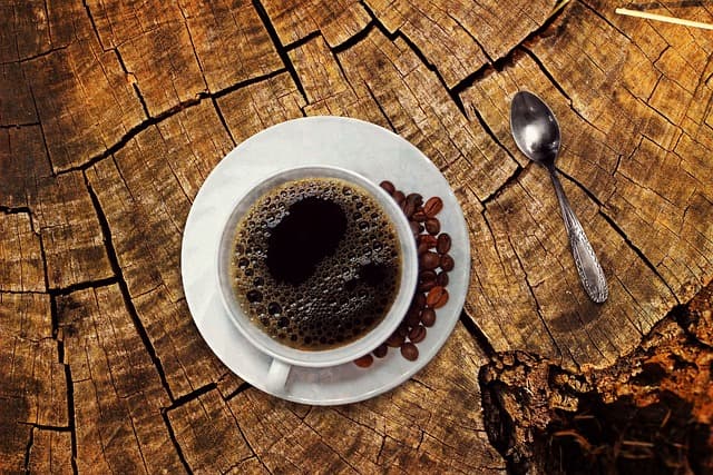 coffee, coffee cup, cup, drink, beans, coffee beans, wooden table, still life, cafe, aroma, coffee break, black coffee, brewed coffee, hot coffee, caffeine, morning coffee, coffee, coffee, coffee, coffee, coffee