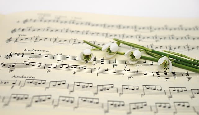 sheet music, concert, music, snowdrop, songs, easter songs, easter, spring, spring songs, to sing, teacher gradebook, nature, grades, notenblatt, choir, make music, spring awakening, spring music